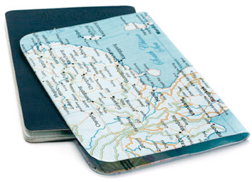 Обложка для паспорта «Карта»