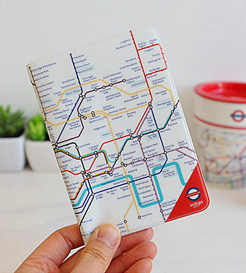 Обложка для паспорта London Subway