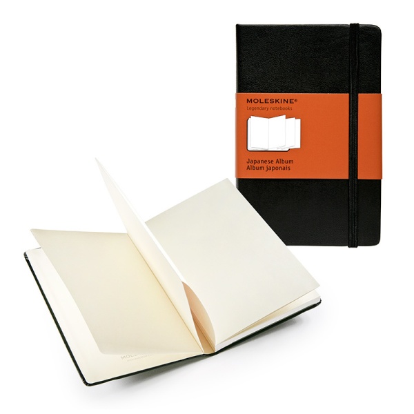 Записная книжка Moleskine Classic (в японском стиле), Pocket, черная