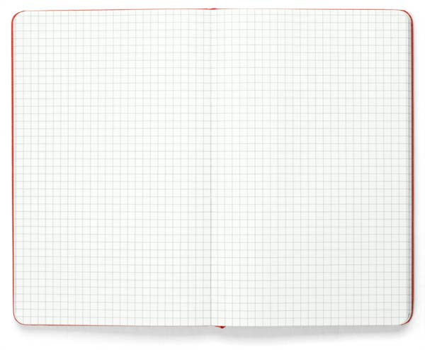 Moleskine Red Large Squared Notebook